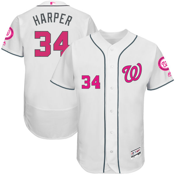 Men's Washington Nationals Flex Base Custom Jersey MLBC0167